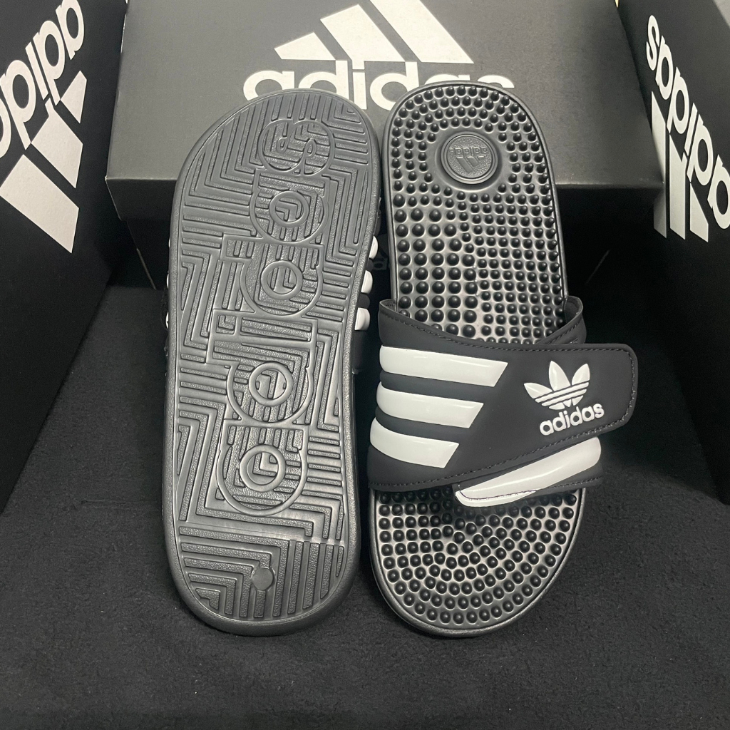 Dép quai ngang massage mát-xa nam nữ Adidas có gai mềm, chống trơn trượt/ Dép Adidas adissage 2023