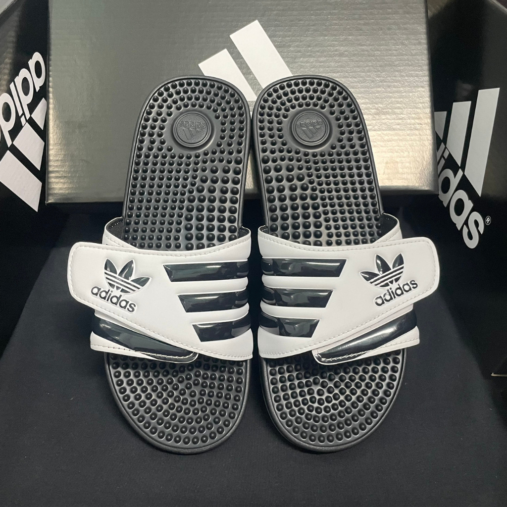 Dép quai ngang massage mát-xa nam nữ Adidas có gai mềm, chống trơn trượt/ Dép Adidas adissage 2023