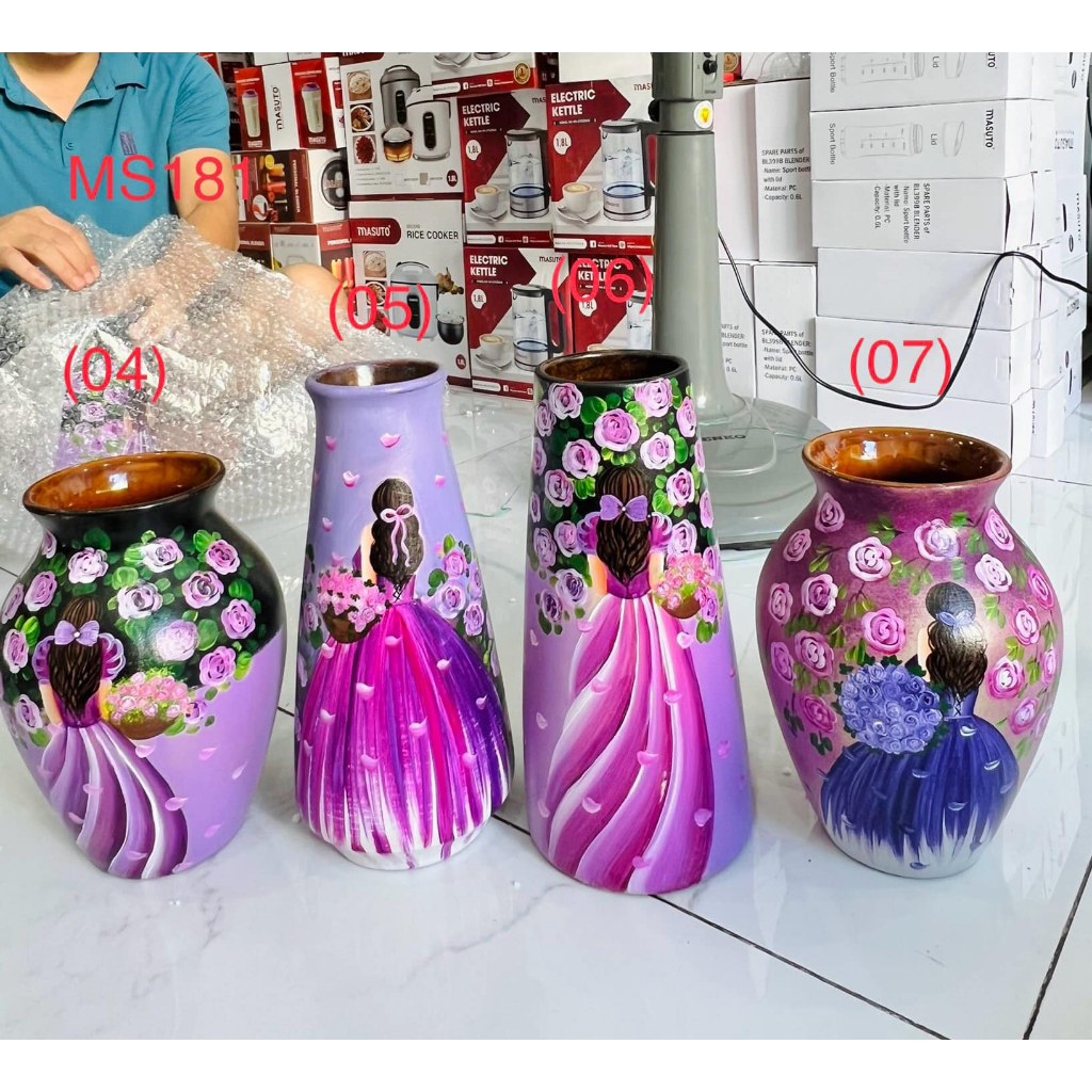 BÌNH VẼ VUỐT TAY-MS181