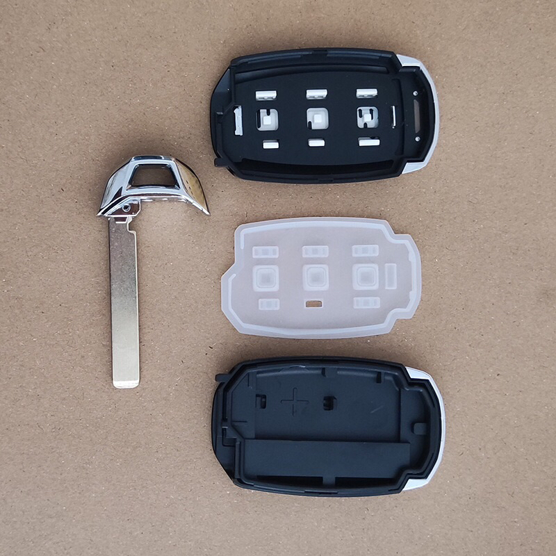 Vỏ chìa khoá Smartkey 3 NÚT Xe Hyundai Accent, Kona, Santafe CHUẨN ZIN nhựa cao cấp