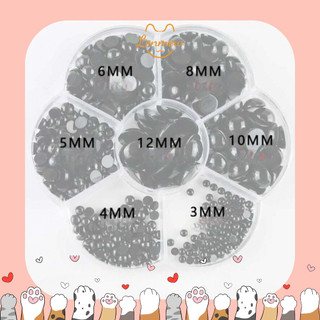 Hộp Mắt Thú Bông Dán Nhiều Size