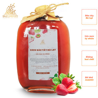 Dâu tây Đà Lạt lên men rượu - Dalat Cordyceps - 500ml