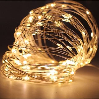 Dây đèn led trang trí fairylight đom đóm có sẵn pin