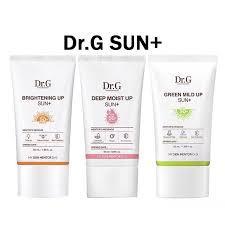 Kem chống nắng dr.g green mild up sun+dr.g brightening up sun+ 50ml 20ml 10ml