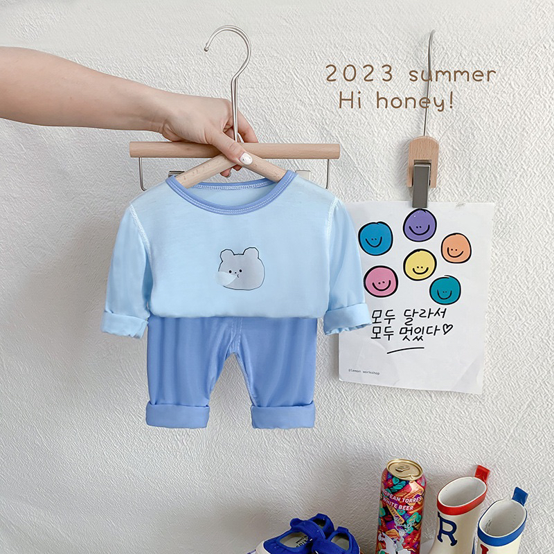 COOL BERR Bộ cạp cao thun lạnh cho bé mã 2740