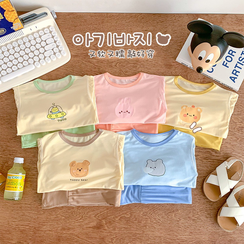 COOL BERR Bộ cạp cao thun lạnh cho bé mã 2740