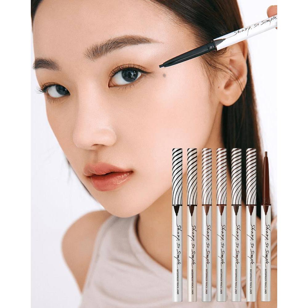 Chì kẻ mắt không trôi Clio Sharp So Simple Waterproof Pencil Liner 0.14g
