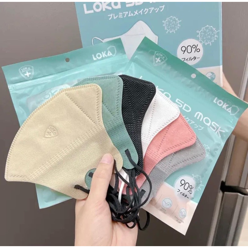 KHẨU TRANG LOKA 5D MASK 4 LỚP