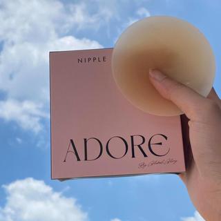 Combo mix 2 cặp dán ngực silicon Adore tàng hình, Miếng dán ti cao cấp Adore