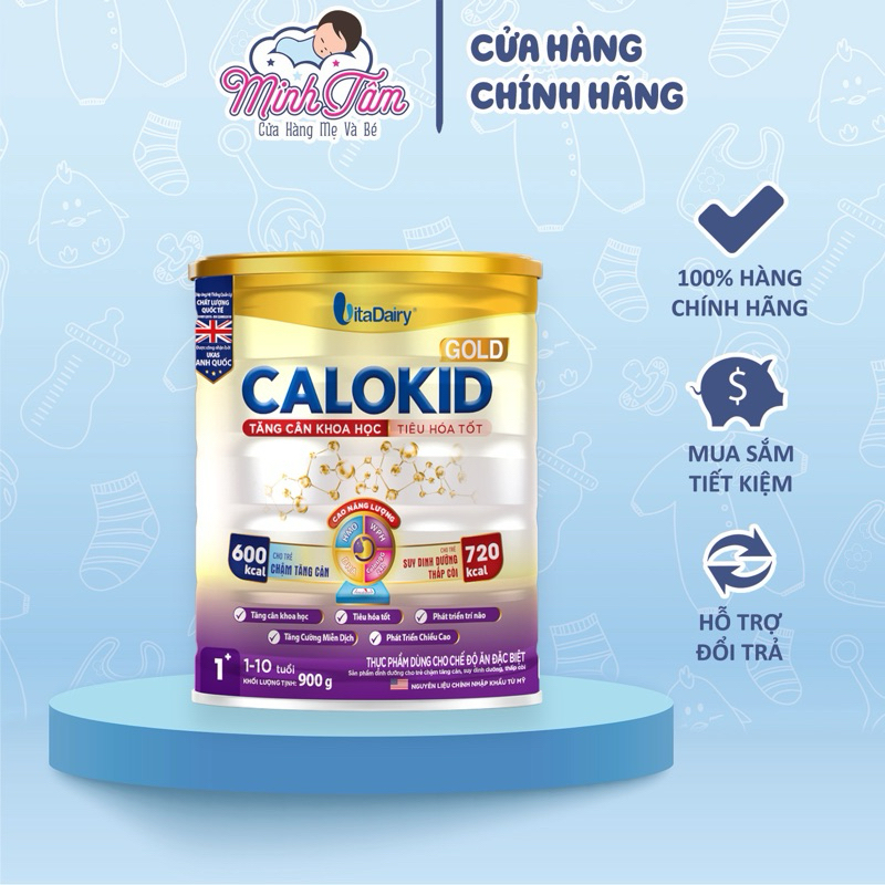 Sữa Vitadairy Calokid Gold 0+, 1+