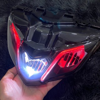 Đèn Pha Chip Led Siêu Sáng Cho Yamaha Exciter 150 2019+ Y15Zr Led - Chóa Đèn Led Ex 150
