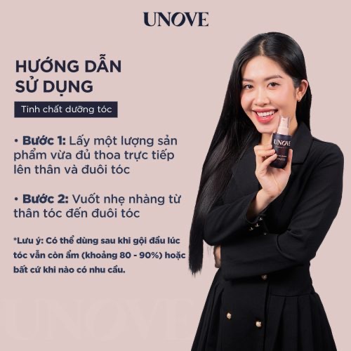 Tinh chất nuôi dưỡng tóc bóng mượt UNOVE Silk Oil Essence 70ml