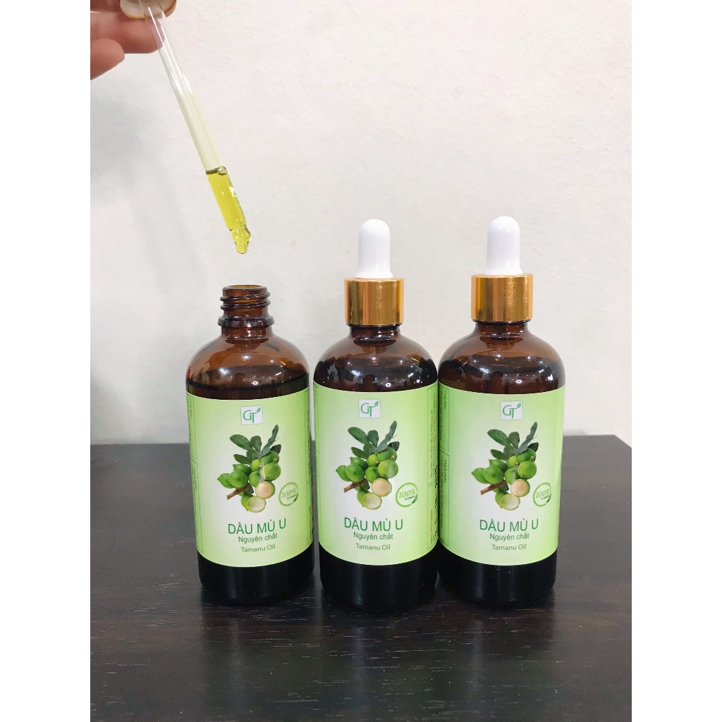 Dầu mù u làm lành vết thương do bỏng, làm đẹp GT chai 100ml 💞FREESHIP💞 100% Nguyên Chất