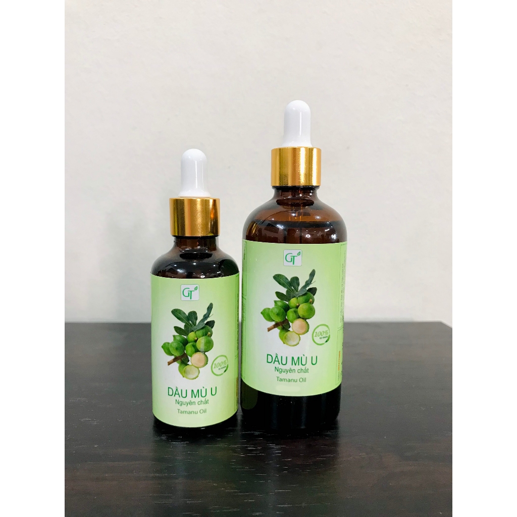 Dầu mù u làm lành vết thương do bỏng, làm đẹp GT chai 100ml 💞FREESHIP💞 100% Nguyên Chất
