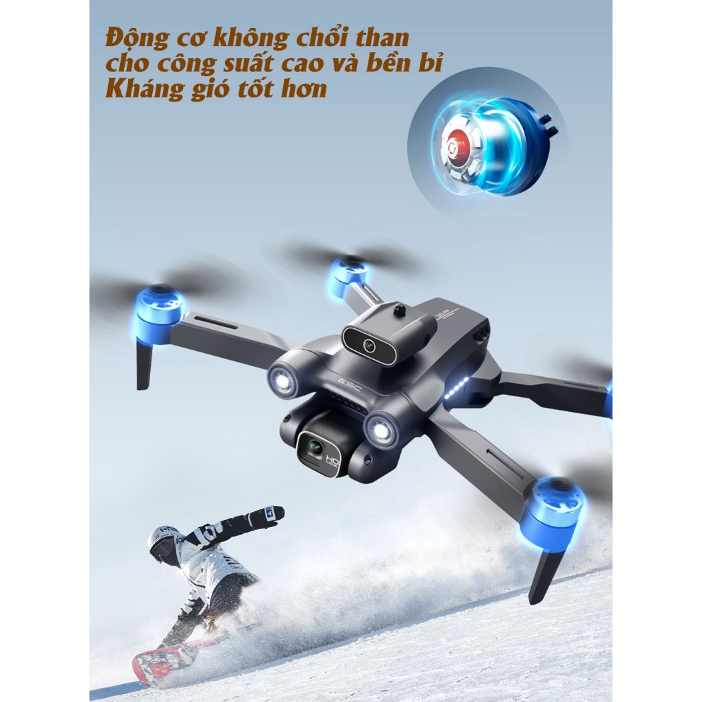 Máy Bay Flycam Camera 6K S1S Pro Max Cảm Biến Chống Va Chạm, Không Chổi Than, Bay 30 Phút, Xa 1500m | BigBuy360 - bigbuy360.vn