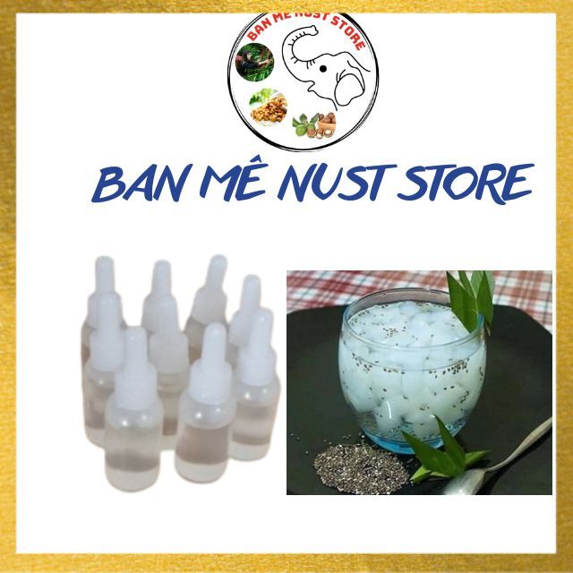 Hương dừa nấu thạch dừa thô.