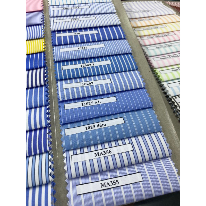 Vải Cotton May Áo Sơ Mi Vải Sơ Mi Sọc Caro Vải Kate May Áo Sơ Mi Tốt Vải Thời Trang Công Sở MAY