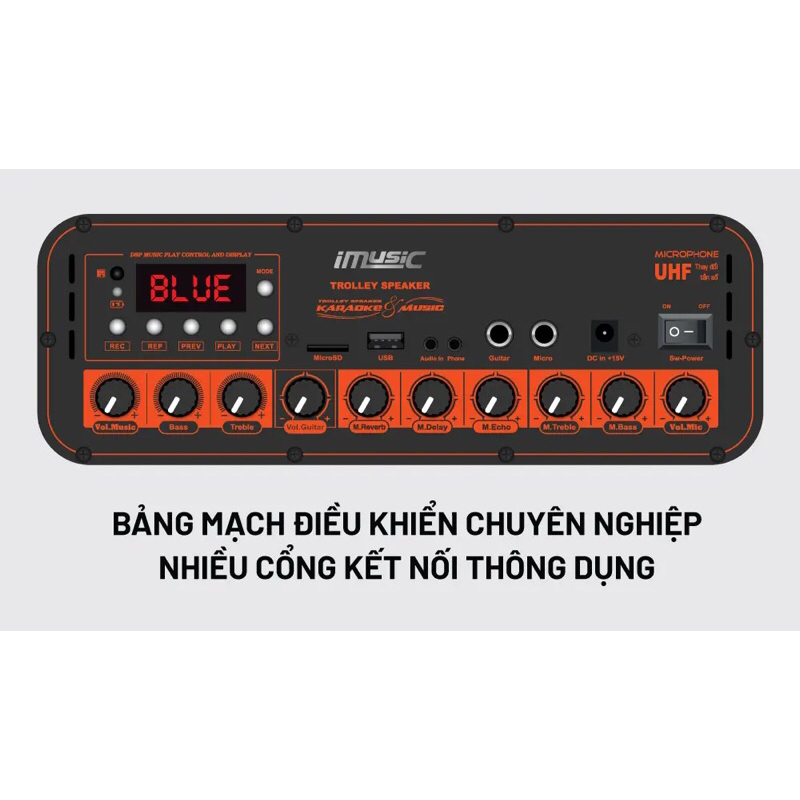 Loa karaoke xách tay iMusic MX-09 - Chính Hãng