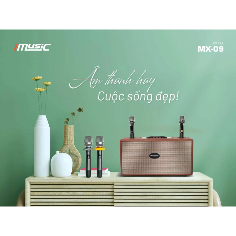Loa karaoke xách tay iMusic MX-09 - Chính Hãng