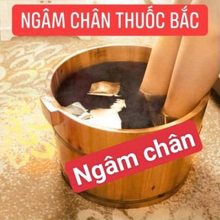 Thảo dược ngâm chân (ngải cứu, gừng)