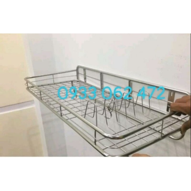 Kệ chén inox 304 1 tầng kt50x30cm, kt60x30cm, kt70x30cm, kt80x30cm và kt90x30cm. CHỌN HỎA TỐC SHIP 2
