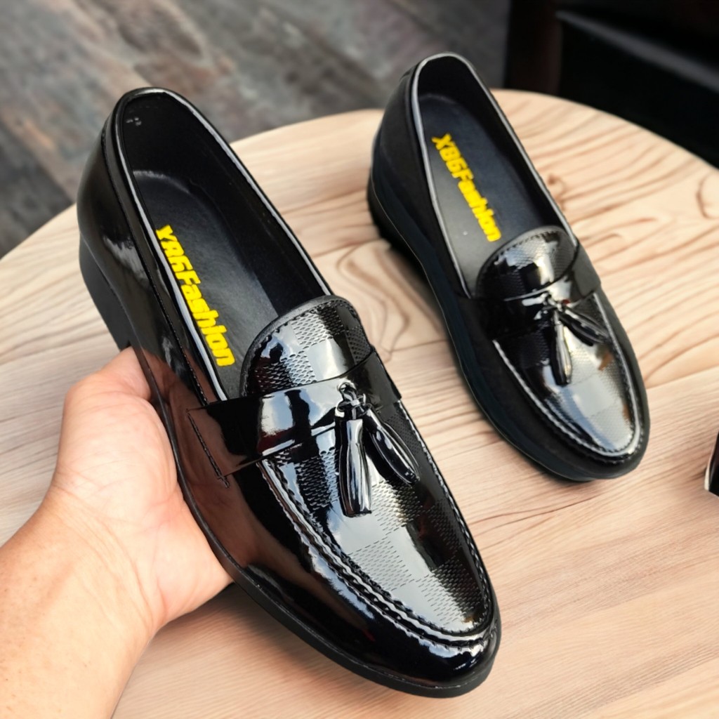 Giày tây nam da bóng chuông lịch lãm size từ 38 đến 43 đóng gói cẩn thận
