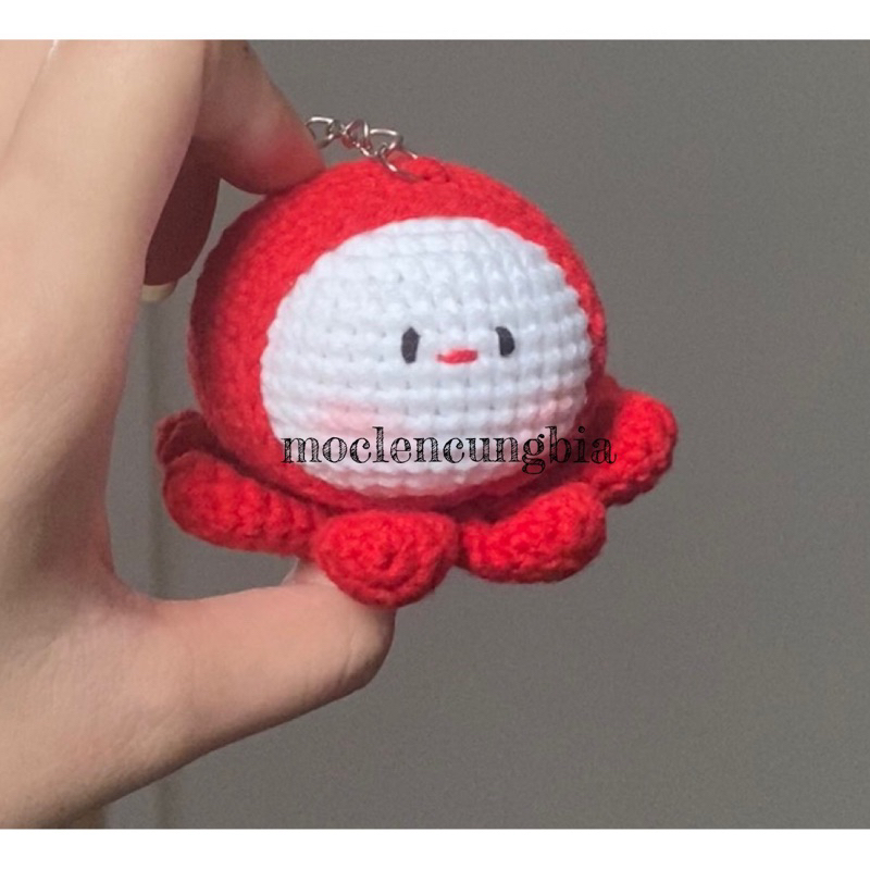 Móc khoá mực/ bạch tuộc dễ thương 🥰