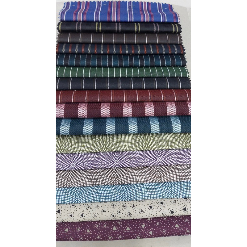 Vải Cotton Sơ Mi Sọc Vải Thời Trang Công Sở Vải May Áo Sơ Mi Vải Sọc Vải Caro Vải Cotton