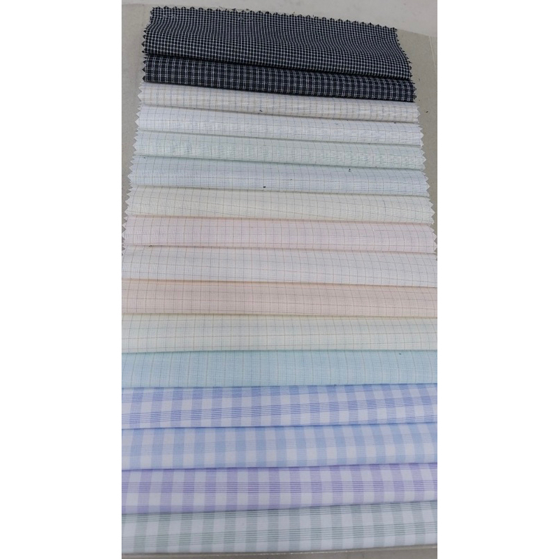 Vải Cotton Sơ Mi Sọc Vải Thời Trang Công Sở Vải May Áo Sơ Mi Vải Sọc Vải Caro Vải Cotton