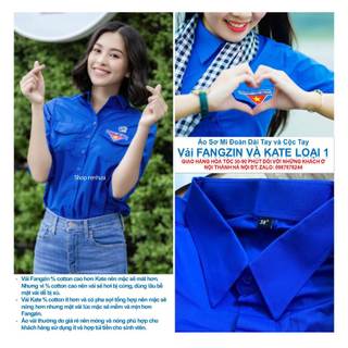Áo Sơ mi đoàn Giá Tận Xưởng (🎁Tặng kèm Huy hiệu🎁)