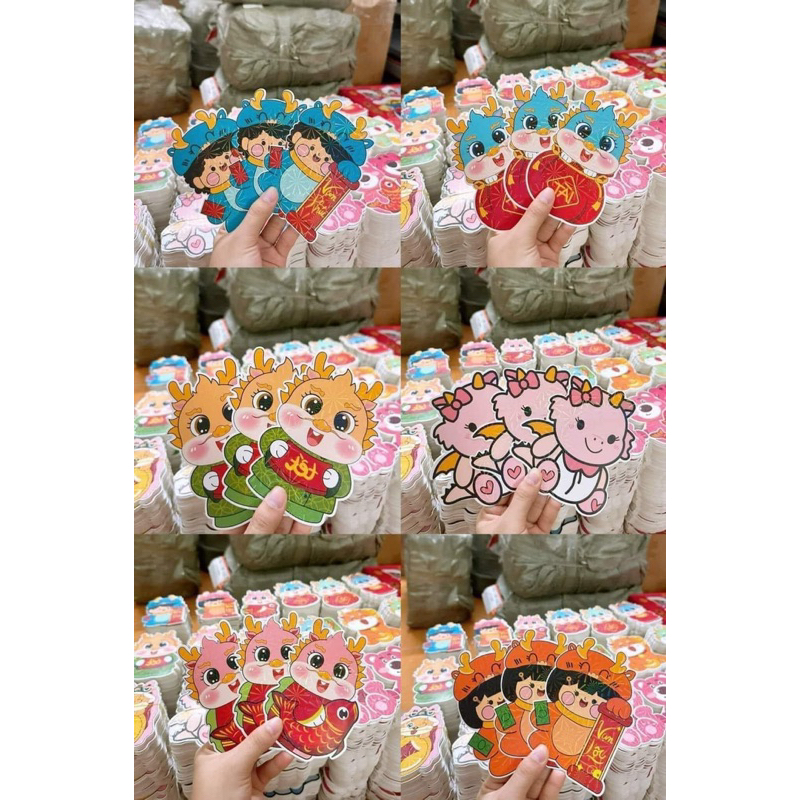 Lì xì chibi mẫu mới nhất 2024