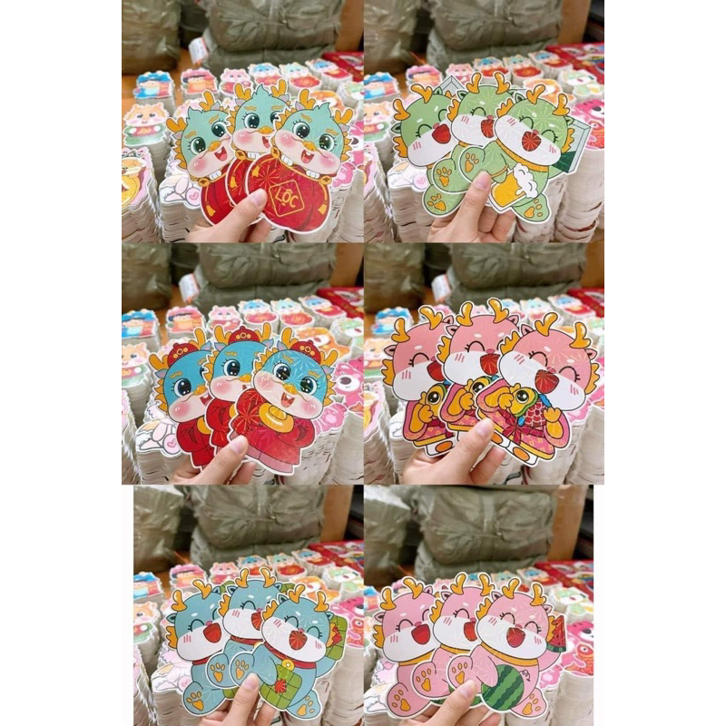 Lì xì chibi mẫu mới nhất 2024