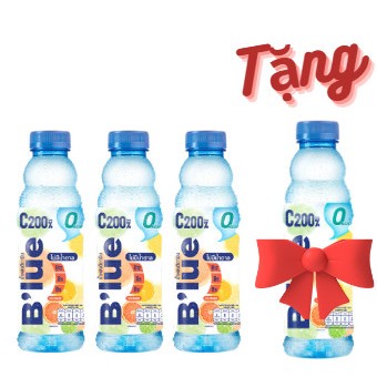 Nước Uống Giải Khát B'LUE Hương Trái Cây Không Đường/ Ít Đường Chứa Vitamin