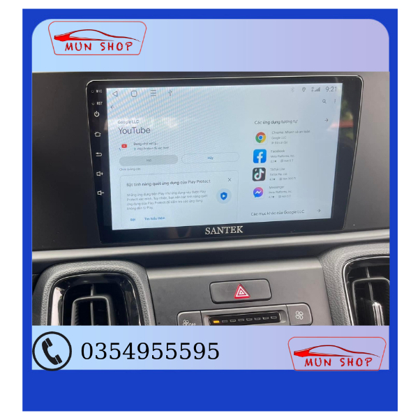 Màn Hình Android Santek X800 Trên Xe Ô Tô
