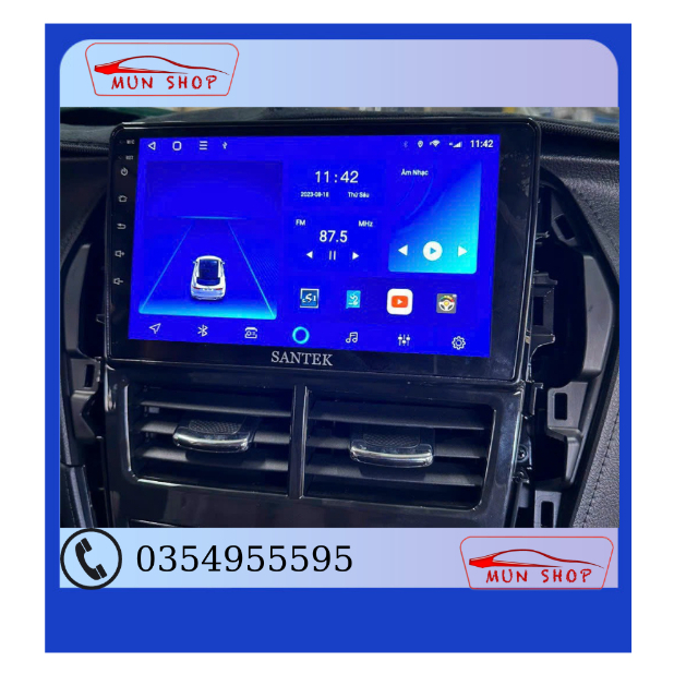 Màn Hình Android Santek X800 Trên Xe Ô Tô