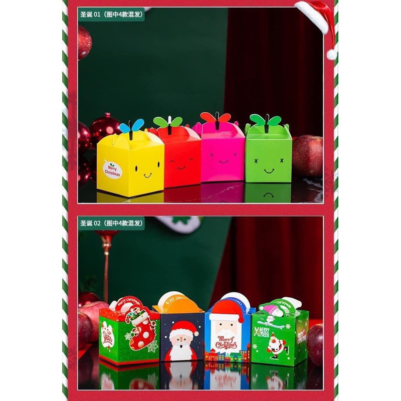 Combo 100 hộp quà giáng sinh