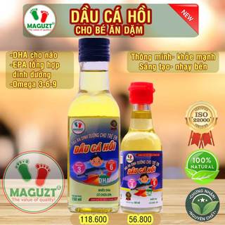 Dầu Cá Hồi cho bé ăn dăm Maguzt