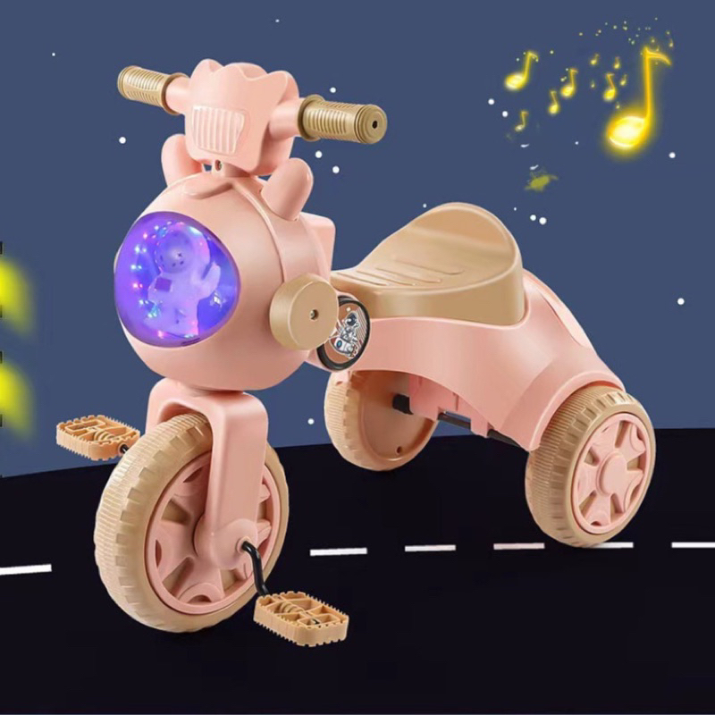 Xe đạp 3 bánh phi hành gia cho bé 2-5 tuổi Đ