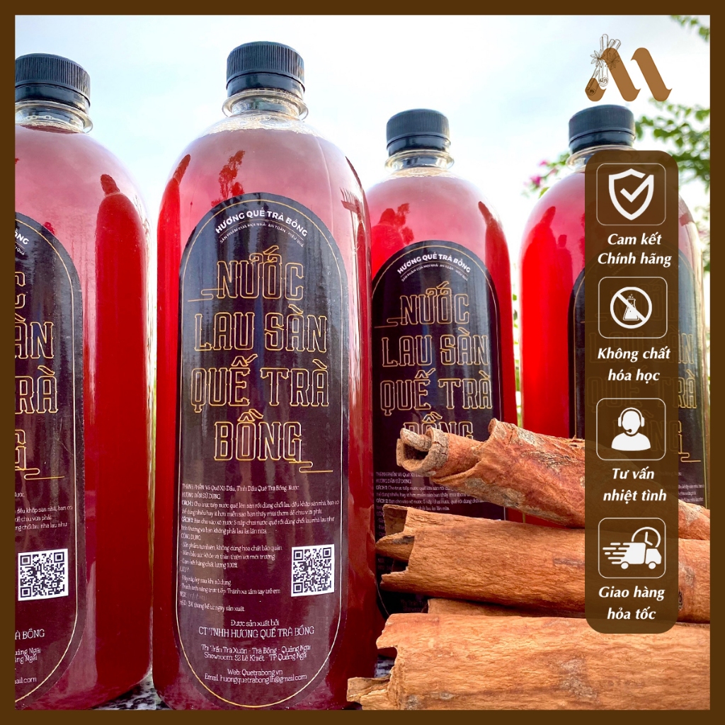 Nước Lau Sàn Quế Dạng Lỏng Nguyên Chất - Chai 1000ml