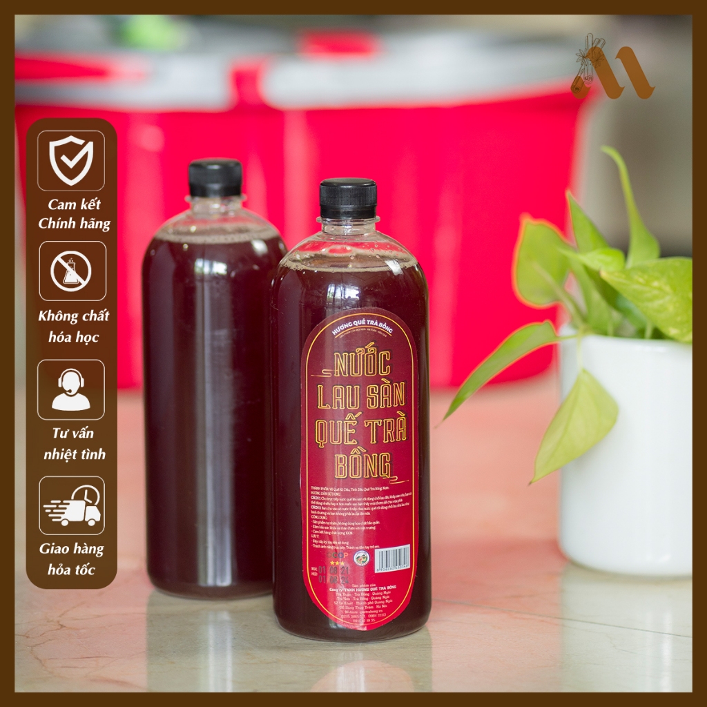 Nước Lau Sàn Quế Dạng Lỏng Nguyên Chất - Chai 1000ml