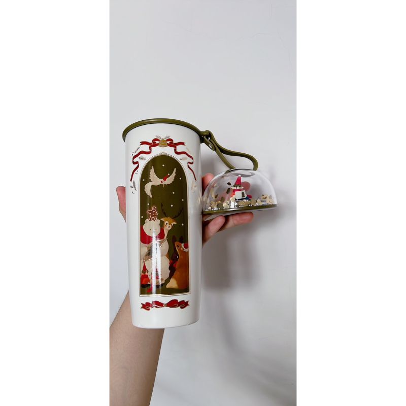 BÌNH Starbucks TUMBLER 20OZ  SS HOLIDAY LITTLE FRIENDS GATHERING