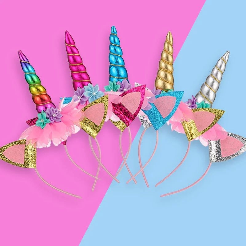 Cài ngựa thần pony cho bé - Bờm tóc ngựa pony cầu vồng cho bé gái