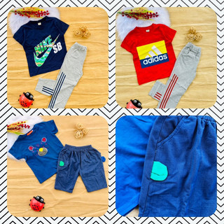💥 Bộ thun cotton bé trai từ 20-35kg