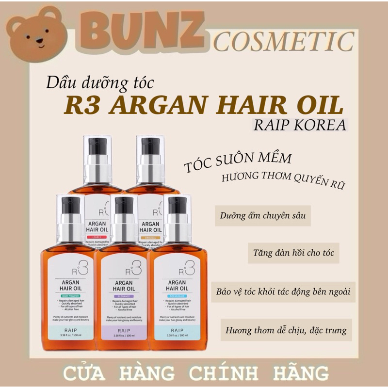 Tinh Dầu Argan Dưỡng Tóc R3 Argan Hair oil RAIP