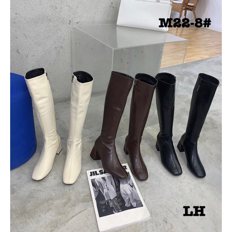 Boot đùi khoá sườn da trơn basic hot fullbox mã M22-8