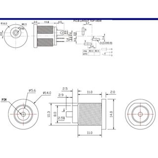 Jack Sạc DC Jack Cái 5.5x2.1 Có Ốc Vặn