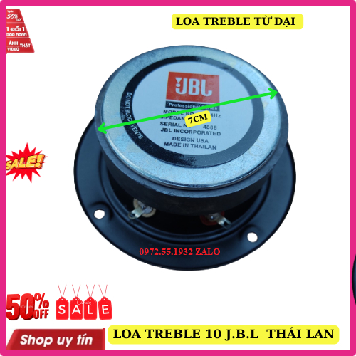 Đôi loa treble 10 jbl hàng thailan từ đại gân 2 xếp tẩm dầu cao cấp