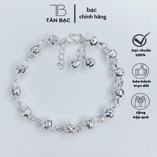Lắc tay tú cầu to đẹp dày dặn , bạc 925 - tân bạc store