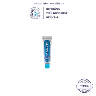 Kem đánh răng Marvis Aquatic Mint 10ml /25ml / 85ml (Màu xanh dương)