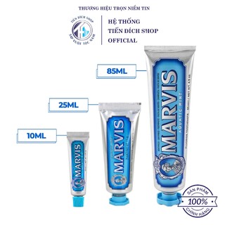 Kem đánh răng marvis aquatic mint 10ml /25ml / 85ml